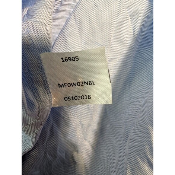 Milly Women's Shirt Dress Blue Size 2 Modest Long Sleeves Collared Button Up 139 - Picture 11 of 11